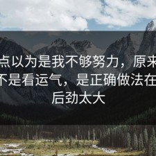 我差点以为是我不够努力，原来网购售后不是看运气，是正确做法在作祟，后劲太大